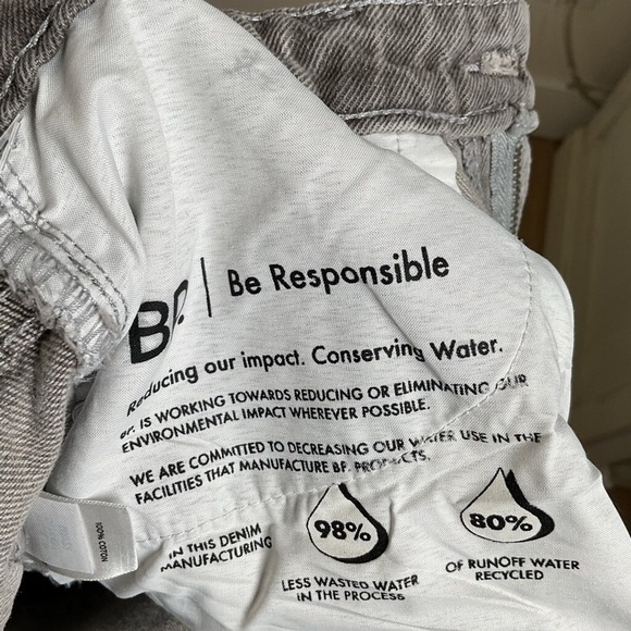 Be Responsible BP Womens Black Ripped High Waist Jeans Black Wash Size 28 NWT - Picture 9 of 13